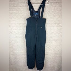 EDELWEISS Black Bib Overalls Size 12